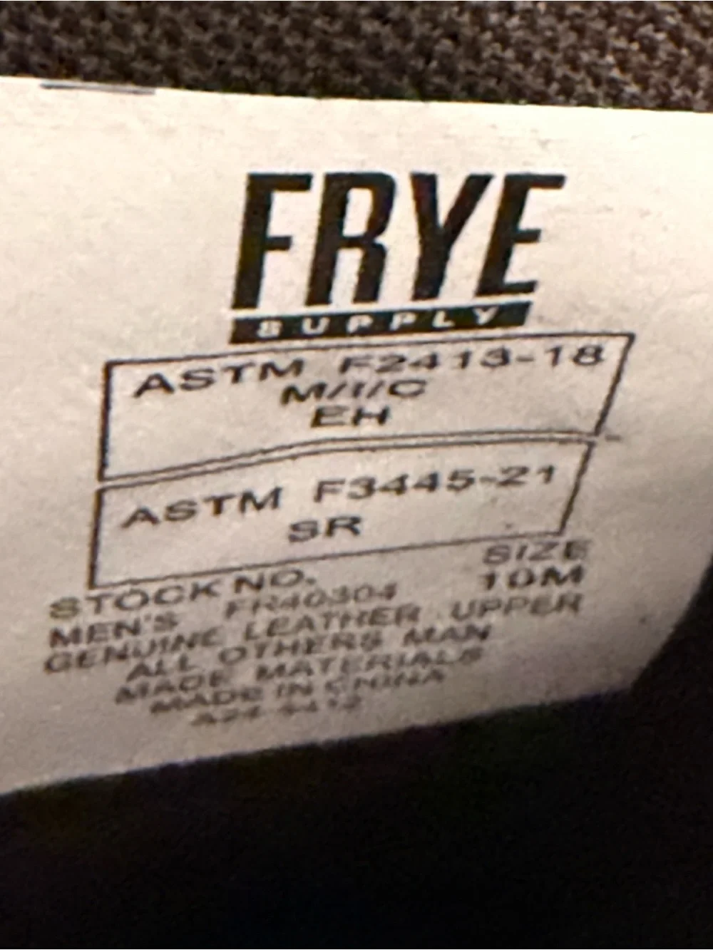 Frye Brown Waterproof Leather Work Boots